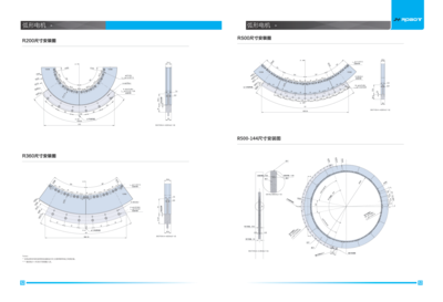 浚研DD马达_弧形电机